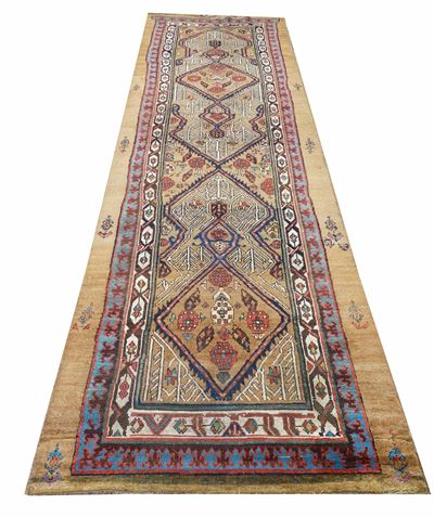 Tappeto di Persia occidentale, Passatoia Sarab, fine XIX secolo