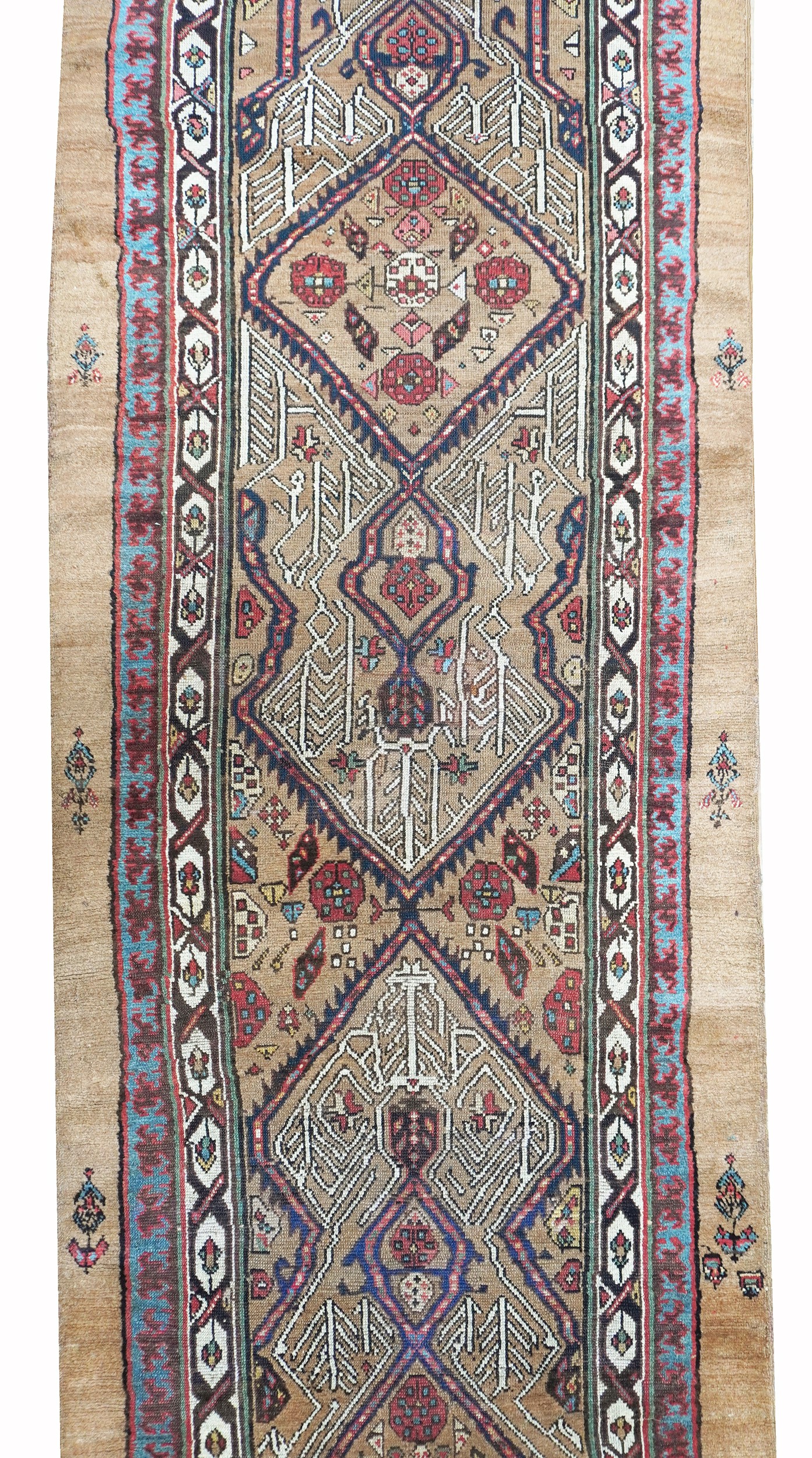 Tappeto di Persia occidentale, Passatoia Sarab, fine XIX secolo