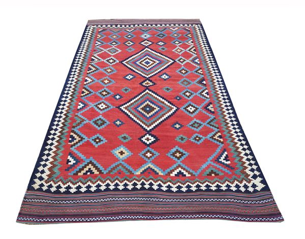 A Qashqa’i or Luri Kilim flatweave