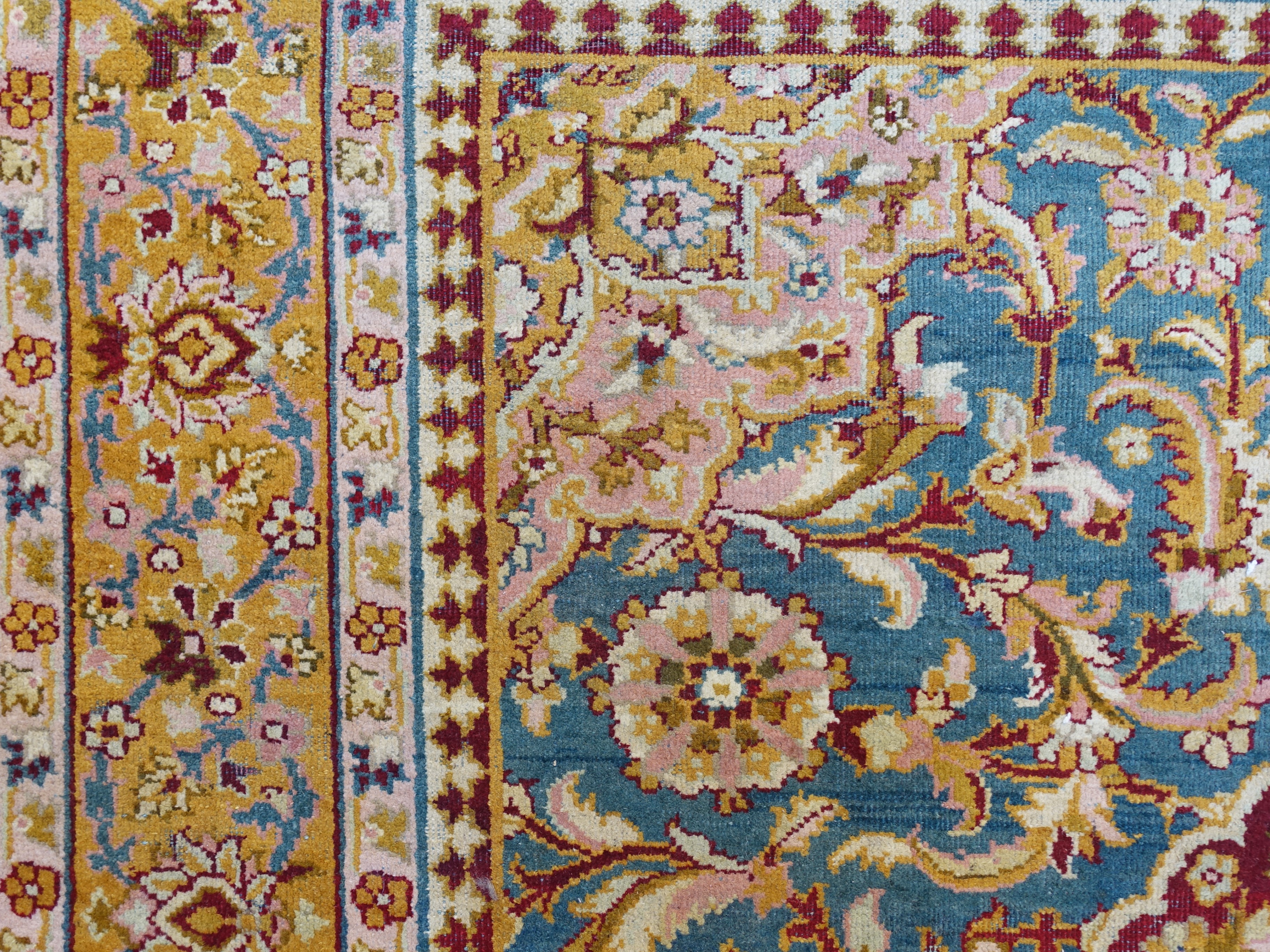 Tappeto Amritsar, India settentrionale, XIX secolo