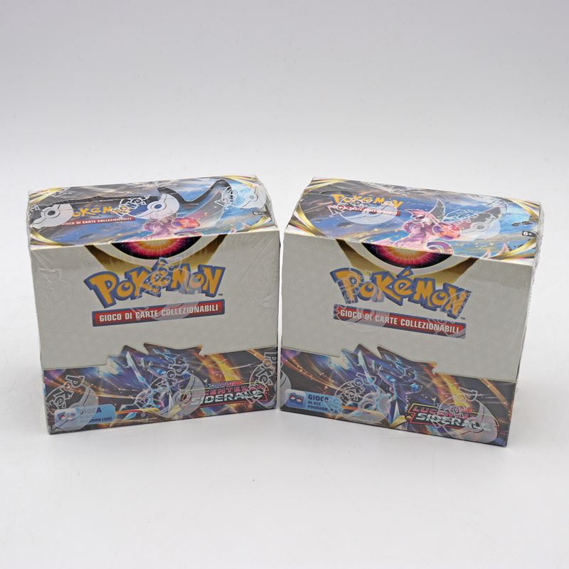 The Pokémon Company - Lotto di Due Display da 36 Bustine Sigillati, Lucentezza Siderale [ita]