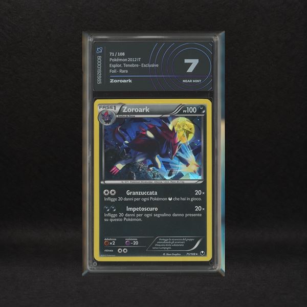 Zoroark #71 Exclusive Cracked Ice Holo, Nero e Bianco - Esploratori delle Tenebre [ITA]
