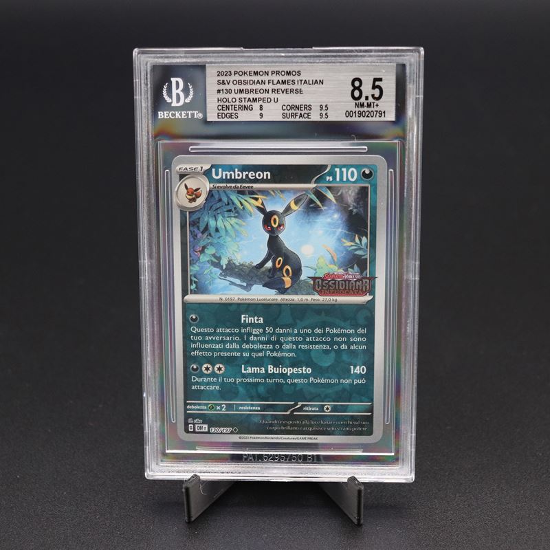 The Pokémon Company - Umbreon #130 Obf Stamped Reverse Holo, Scarlatto e Violetto - Ossidiana Inf...