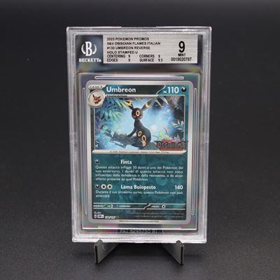 Umbreon #130 Obf Stamped Reverse Holo, Scarlatto e Violetto - Ossidiana Infuocata [ita]