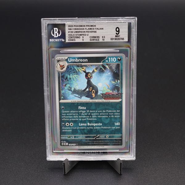 Umbreon #130 OBF Stamped Reverse Holo, Scarlatto e Violetto - Ossidiana Infuocata [ITA]