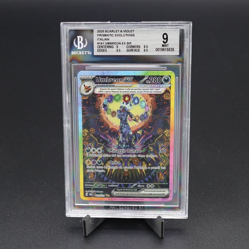 The Pokémon Company - Umbreon Ex #161 Pre, Sir Holo, Scarlatto e Violetto - Evoluzioni Prismatich...