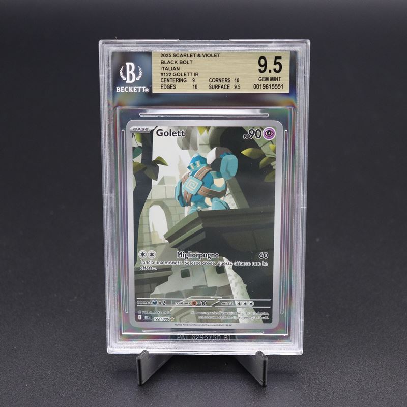 The Pokémon Company - Golett #122 Blk, Ir Holo, Scarlatto e Violetto - Luce Nera [ita]