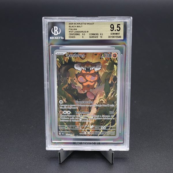 Landorus #131 BLK, IR Holo, Scarlatto e Violetto - Luce Nera [ITA]