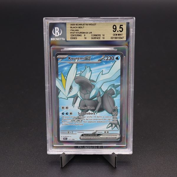 Kyurem ex #157 BLK, SR Holo, Scarlatto e Violetto - Luce Nera [ITA]