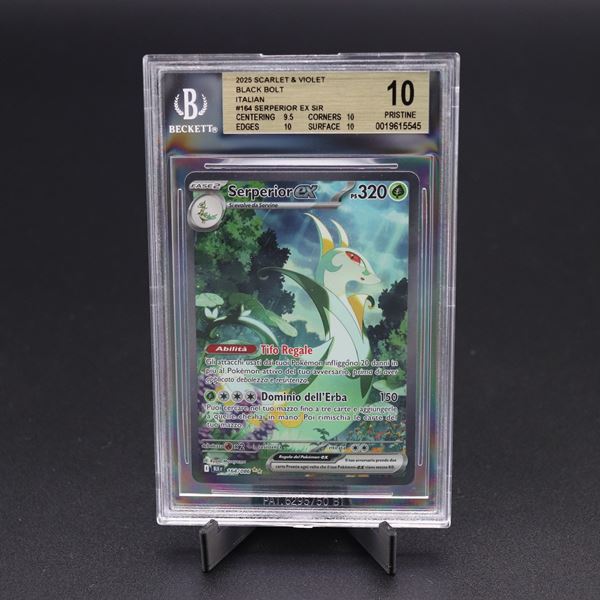 Serperior ex #164 BLK, SIR Holo, Scarlatto e Violetto - Luce Nera [ITA]