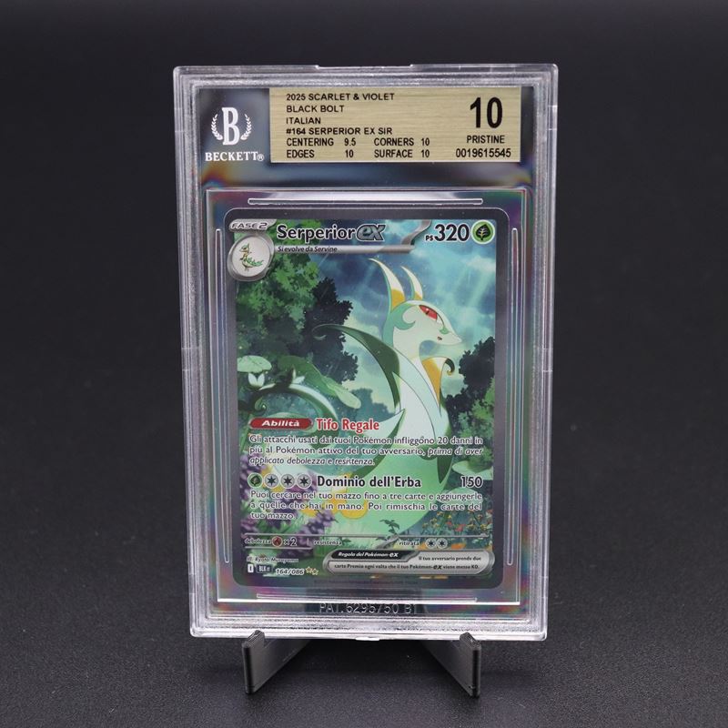 The Pokémon Company - Serperior Ex #164 Blk, Sir Holo, Scarlatto e Violetto - Luce Nera [ita]