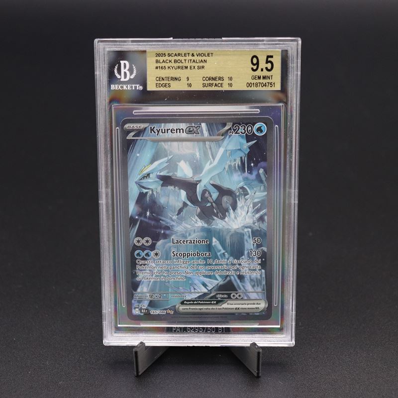 The Pokémon Company - Kyurem Ex #165 Blk, Sir Holo, Scarlatto e Violetto - Luce Nera [ita]