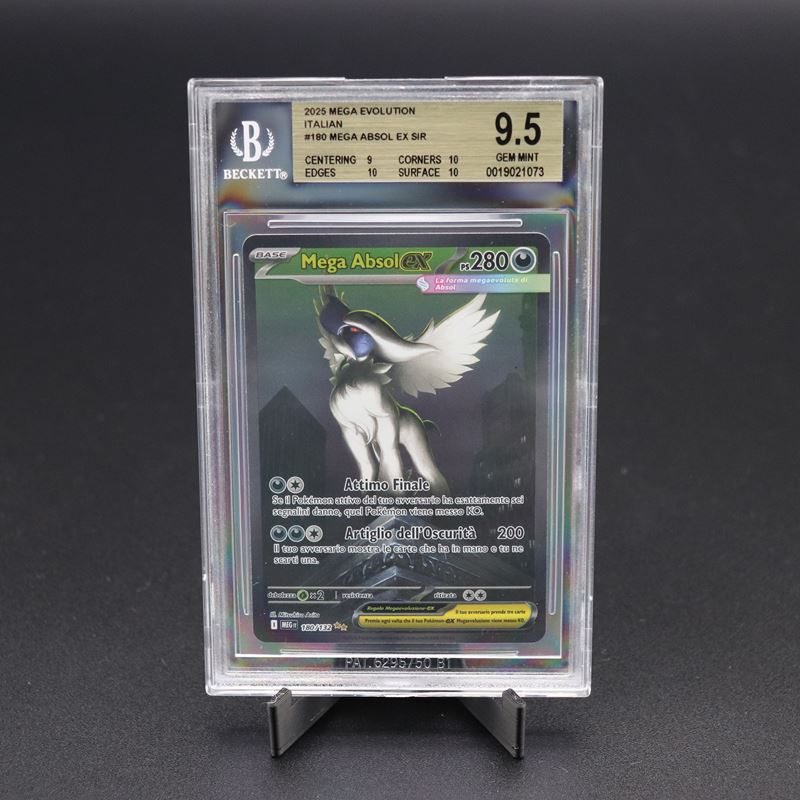 The Pokémon Company - Mega Absol Ex #180 Meg, Sir Holo, Megaevoluzione [ita]