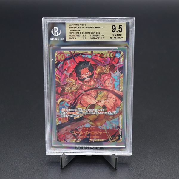 Gol.D.Roger #OP09-118, SEC Secret Rare Holo, OP-09: Emperors in the New World [JAP]