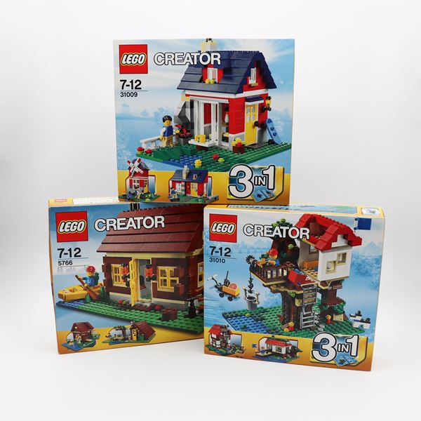 The LEGO Group - LEGO Creator 3–in–1 Houses – Three–Set Lot