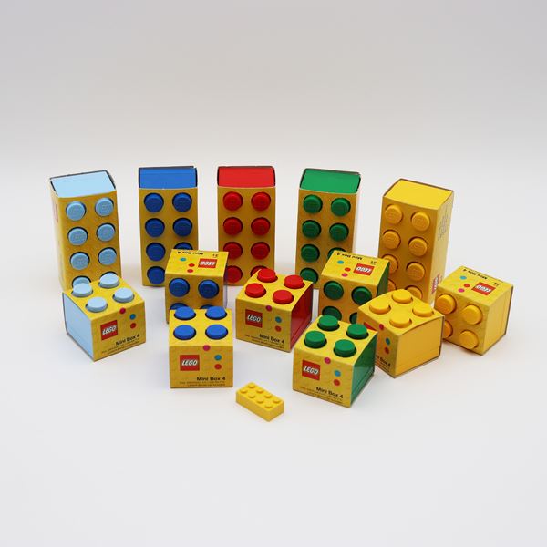 The LEGO Group - LEGO Mini Storage Bricks – Thirteen–Piece Lot