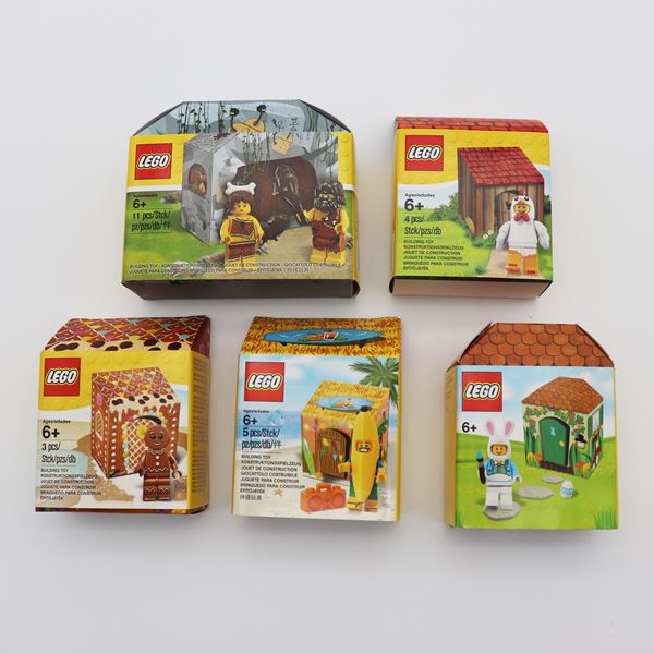 The LEGO Group - LEGO Seasonal & Novelty Minifigures – Five–Pack Lot
