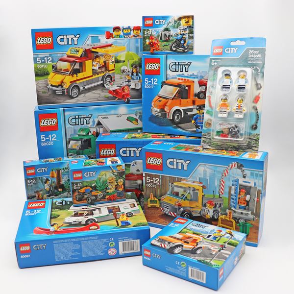 LEGO City Vehicles & Adventures – Eleven–Set Lot