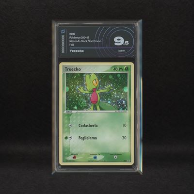 Treecko #7 Holo (swirl) Poké Ball, Nintendo Black Star Promos [ita]