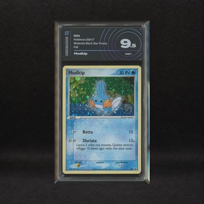 Mudkip #5 Holo (swirl) Poké Ball, Nintendo Black Star Promos [ita]