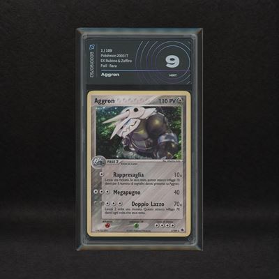 Aggron #1 Holo (swirl), Ex Rubino e Zaffiro [ita]