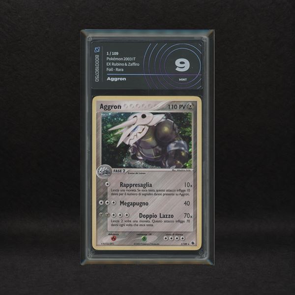 Aggron #1 Holo (Swirl), EX Rubino e Zaffiro [ITA]