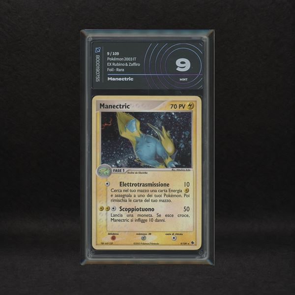 Manectric #9 Holo, EX Rubino e Zaffiro [ITA]