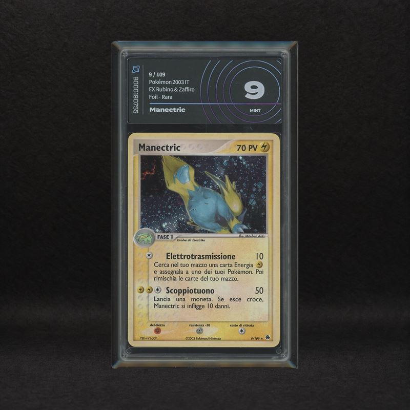 The Pokémon Company - Manectric #9 Holo, Ex Rubino e Zaffiro [ita]