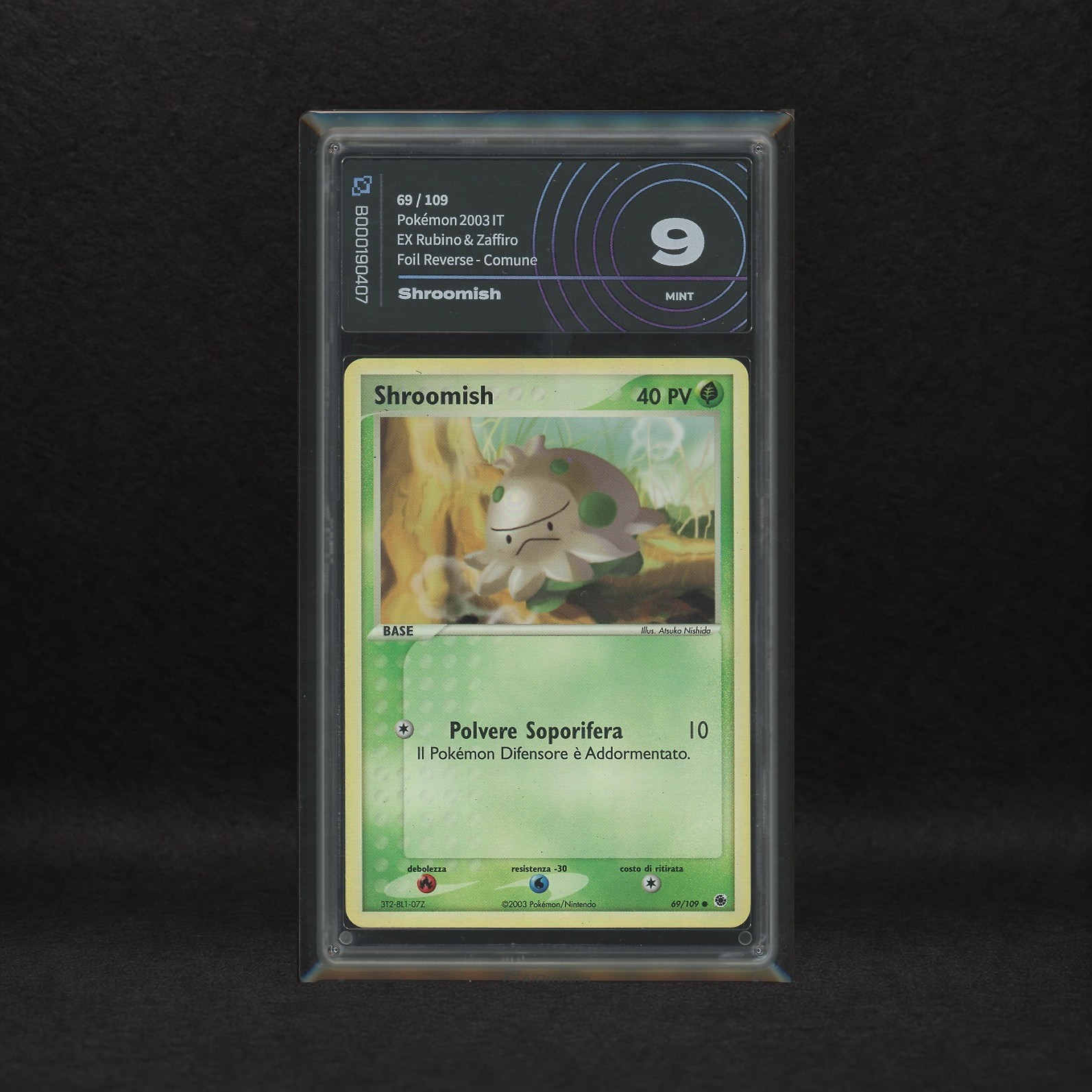 The Pokémon Company - Lotto Erba Hoenn Reverse Holo: Shroomish #69, Breoloom #16, Ex Rubino e Zaf...