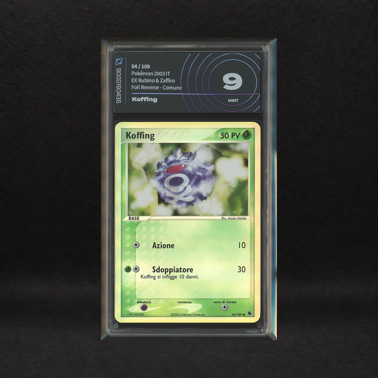 The Pokémon Company - Lotto Veleno Kanto Reverse Holo: Koffing #54, Weezing #24, Ex Rubino e Zaff...