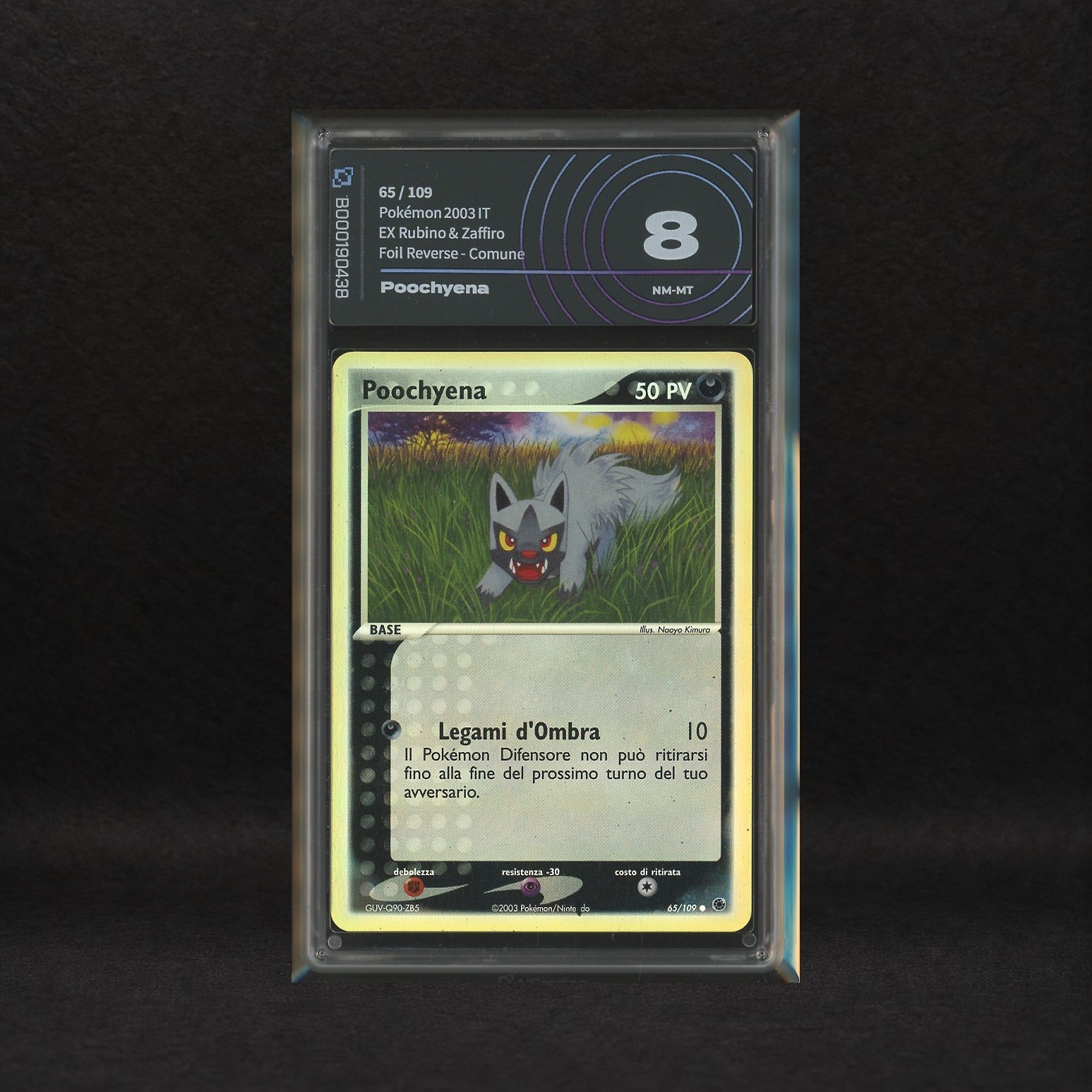 The Pokémon Company - Lotto Buio Hoenn Reverse Holo: Poochyena #65, Mightyena #10, Ex Rubino e Za...