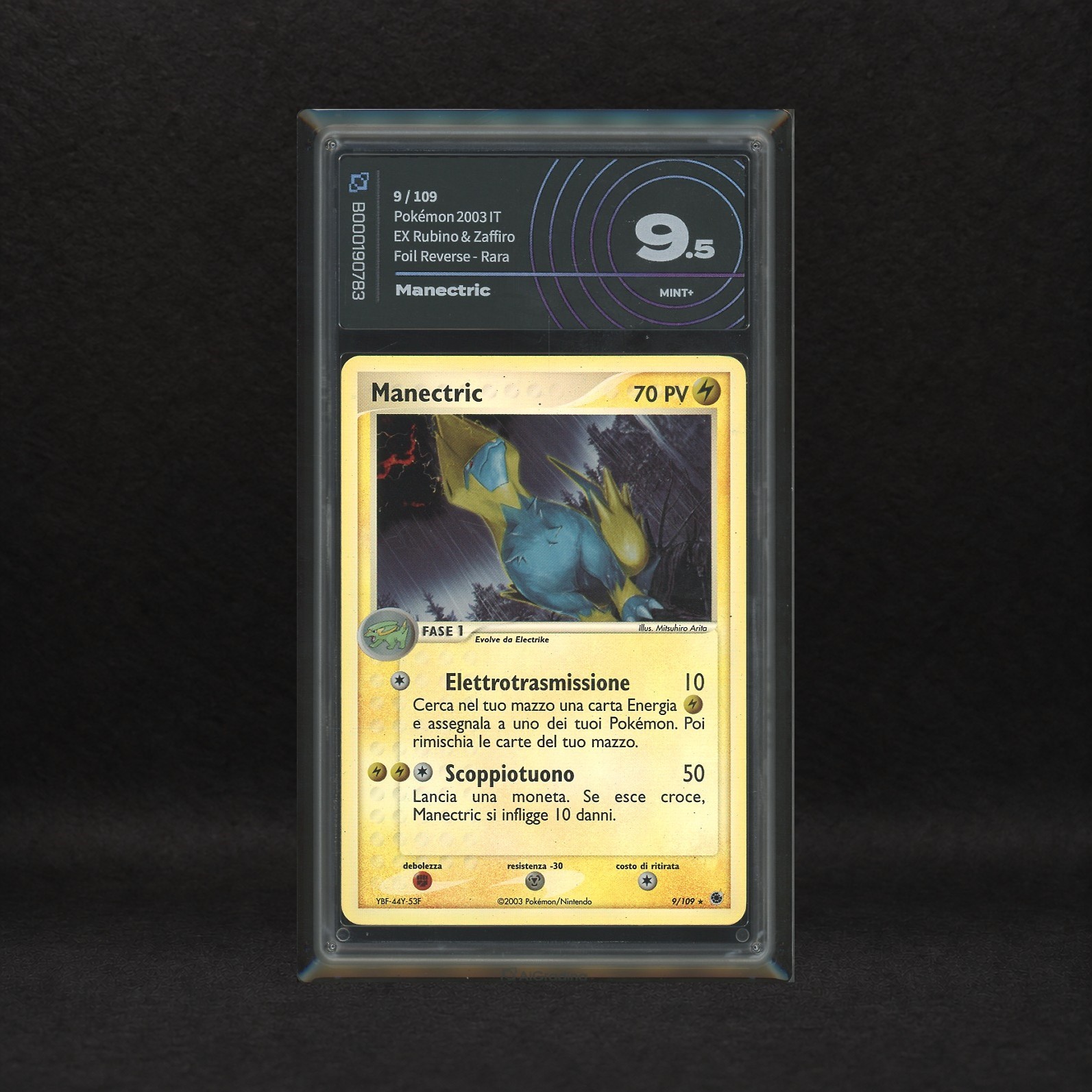 The Pokémon Company - Lotto 1a Fase Hoenn Reverse Holo: Manectric #9, Pelipper #12, Ex Rubino e Z...