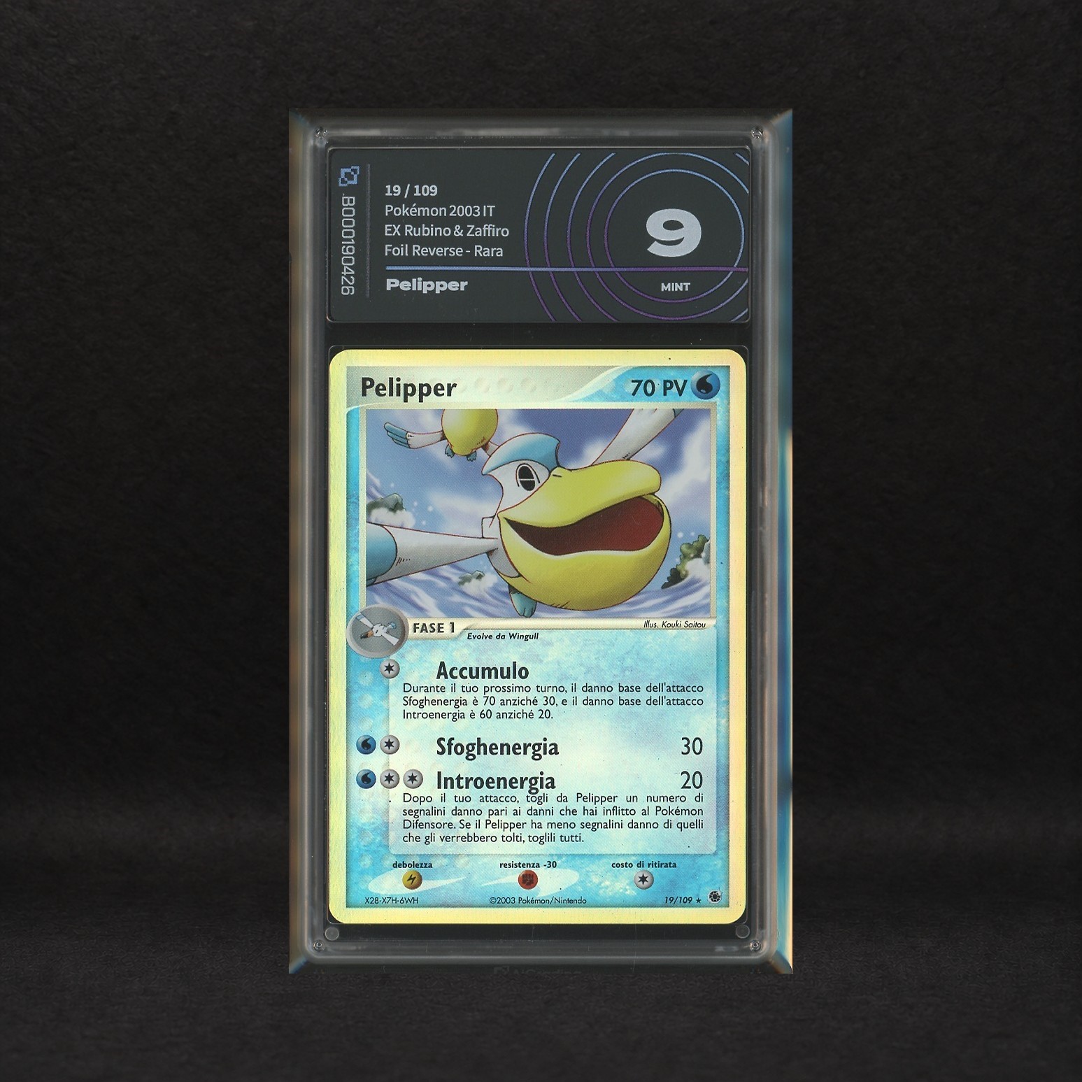The Pokémon Company - Lotto 1a Fase Hoenn Reverse Holo: Manectric #9, Pelipper #12, Ex Rubino e Z...