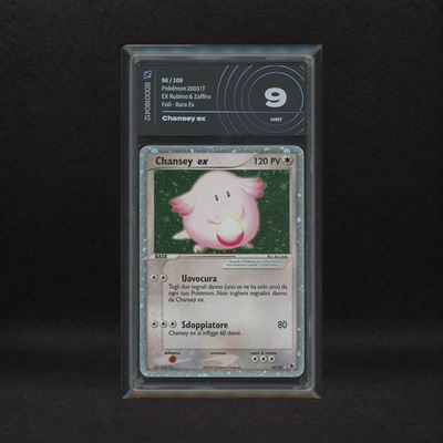 Chansey Ex #96 Holo , Ex Rubino e Zaffiro [ita]
