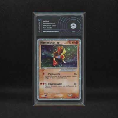 Hitmonchan Ex #98 Holo , Ex Rubino e Zaffiro [ita]