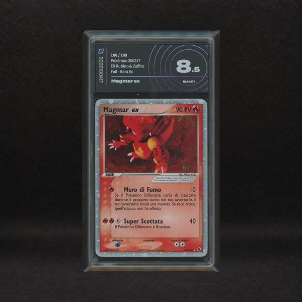 Magmar ex #100 Holo , EX Rubino e Zaffiro [ITA]