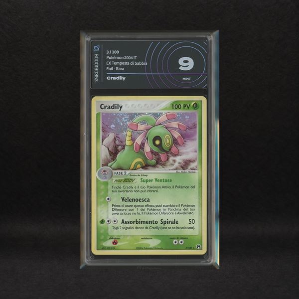 Cradily #3 Holo (Swirl), EX Tempesta di Sabbia [ITA]