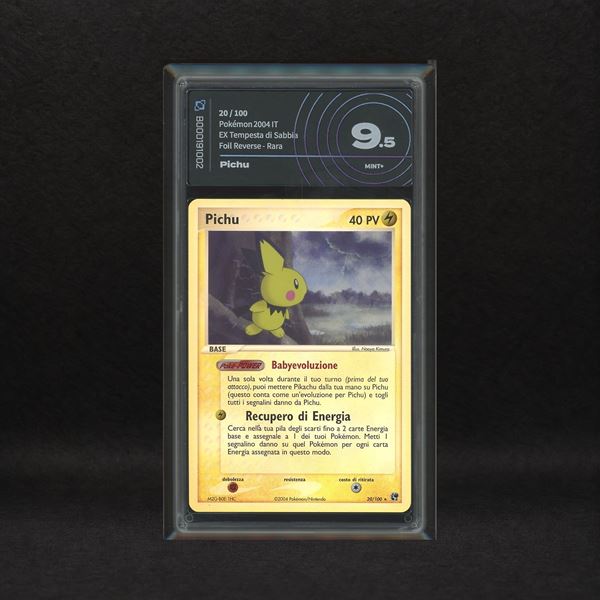 Pichu #20 Reverse Holo, EX Tempesta di Sabbia [ITA]