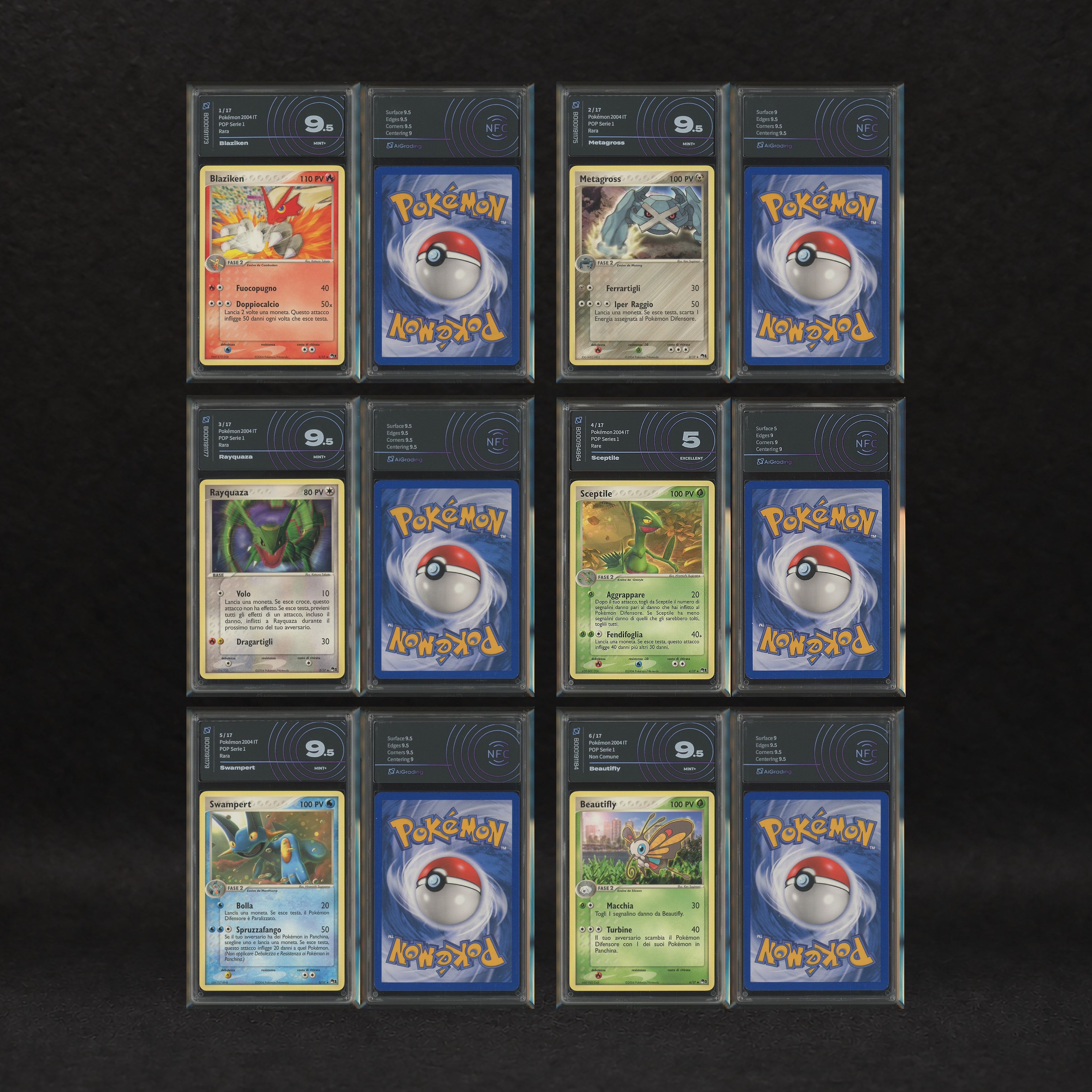 The Pokémon Company - Collezione "pop Series 1" Non-holo Completa [ita]