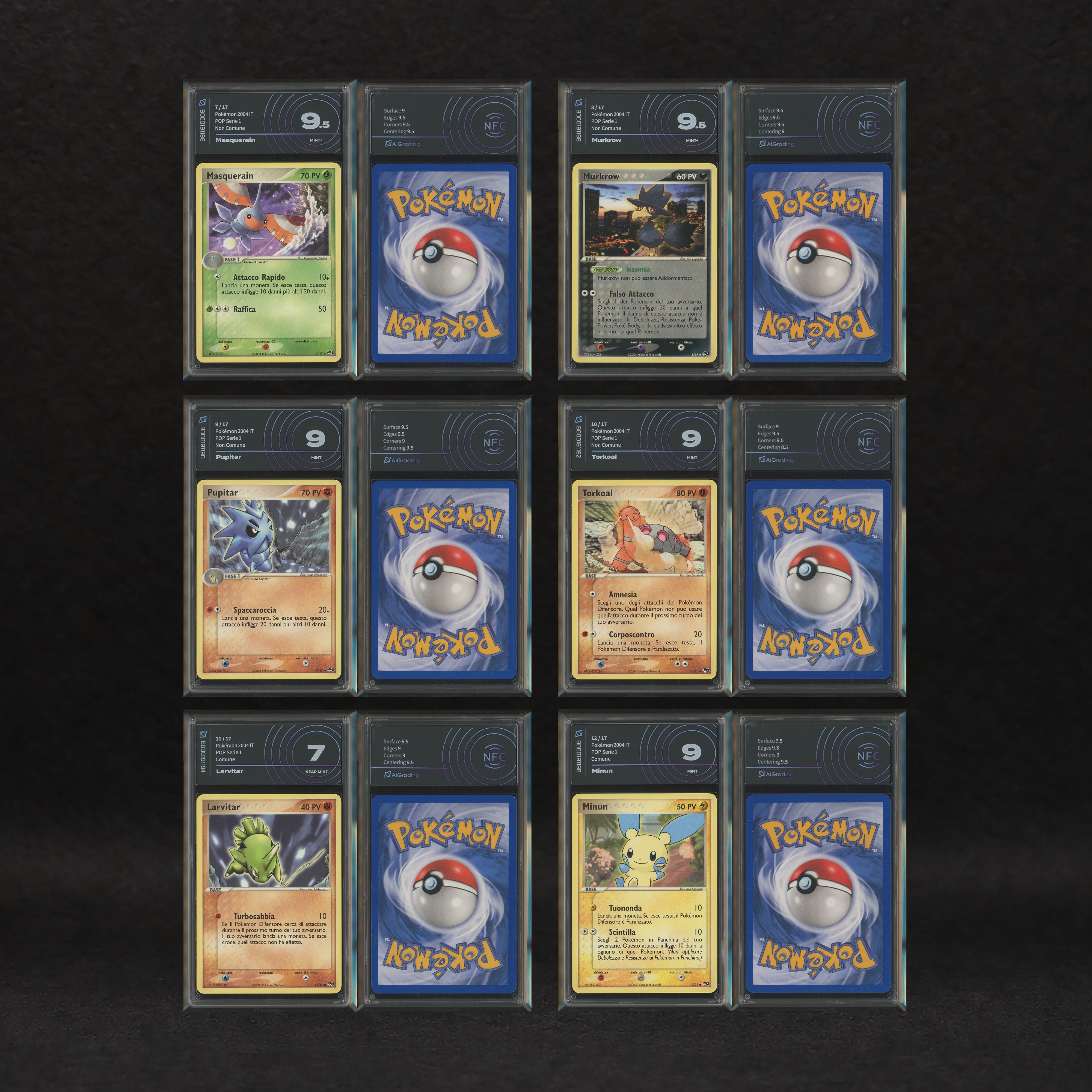The Pokémon Company - Collezione "pop Series 1" Non-holo Completa [ita]