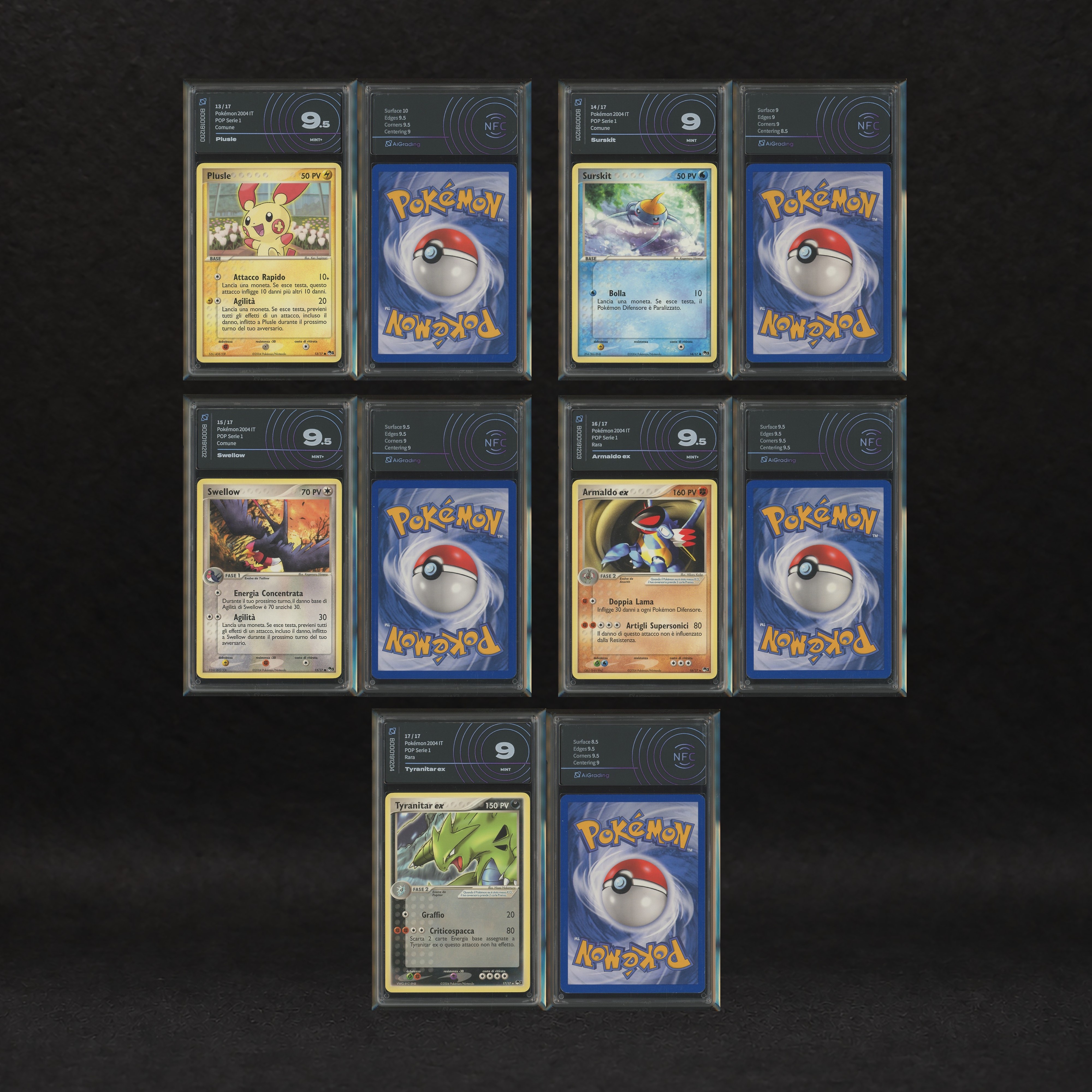 The Pokémon Company - Collezione "pop Series 1" Non-holo Completa [ita]