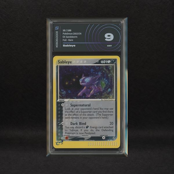 Sableye #10 Holo (Swirl), EX Sandstorm [ENG]