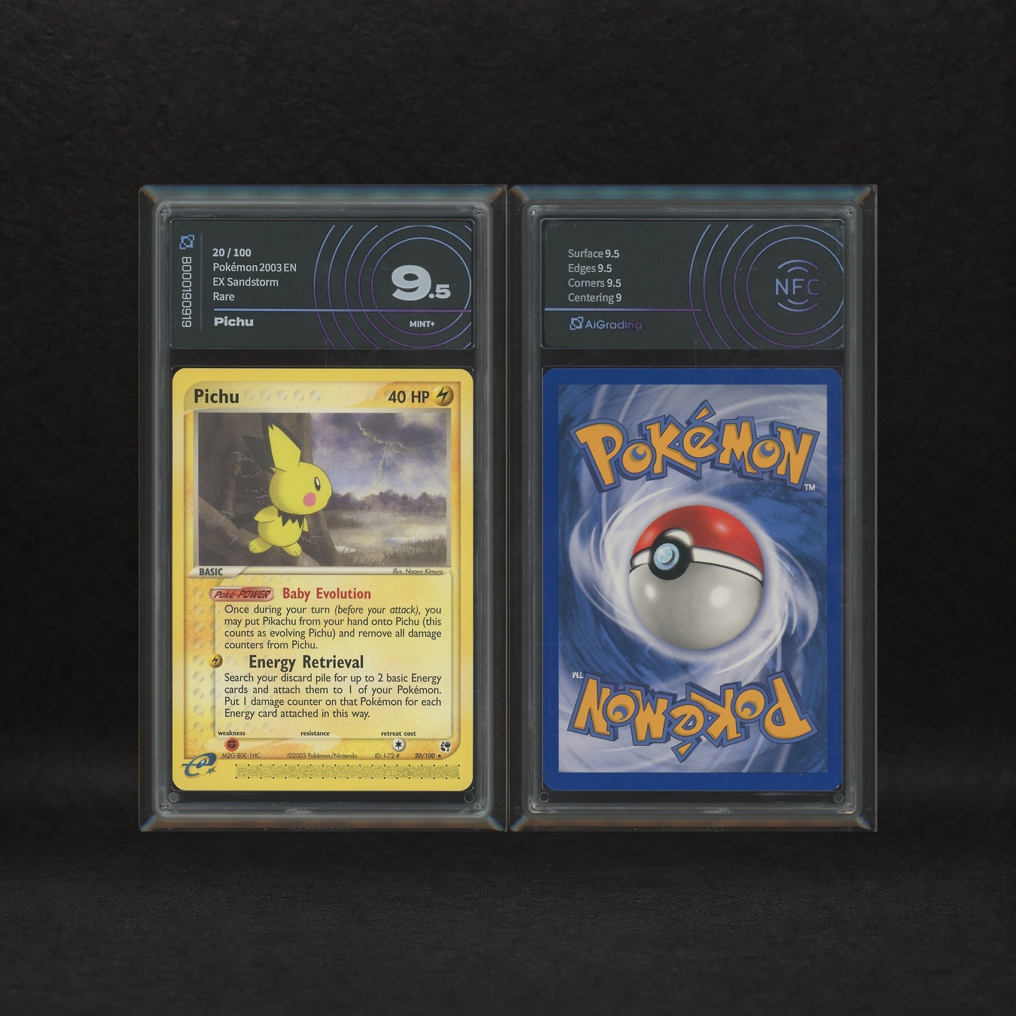 The Pokémon Company - Electro Lot: Pichu #20, Pikachu #72, Ex Sandstorm [eng]