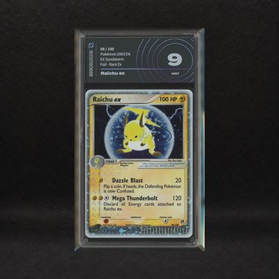 Raichu Ex #98 Holo (swirl), Ex Sandstorm [eng]
