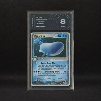 Wailord Ex #100 Holo, Ex Sandstorm [eng]