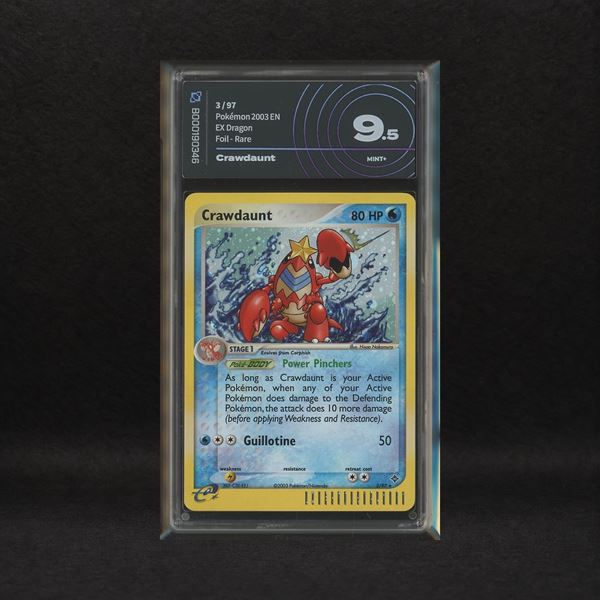 The Pokémon Company - Crawdaunt #3 Holo, EX Dragon [ENG]