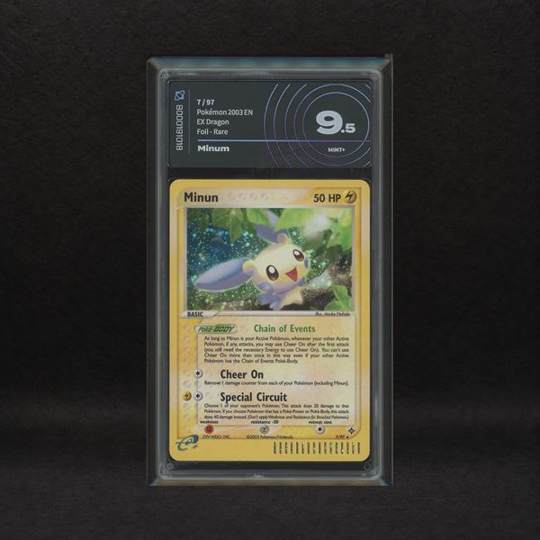 The Pokémon Company - Minun #7 Holo, EX Dragon [ENG]