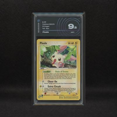 Plusle #8 Holo (swirl), Ex Dragon [eng]