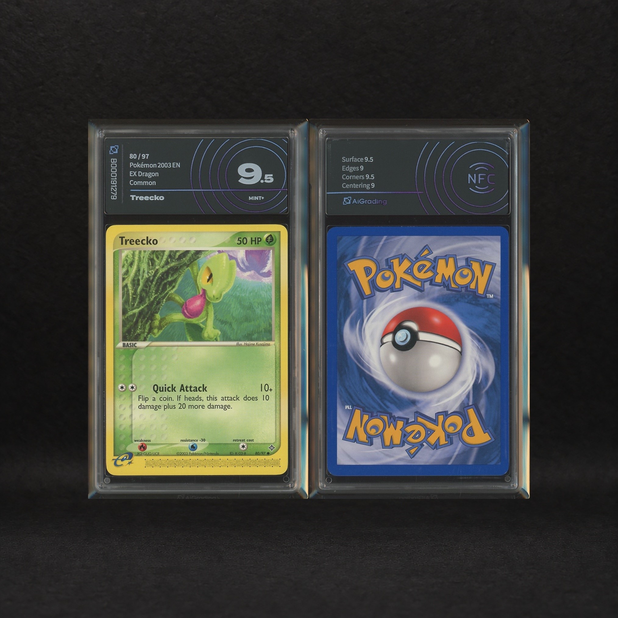 The Pokémon Company - Grass Starter Hoenn Lot: Treecko #80, Grovyle #31, Ex Dragon [eng]