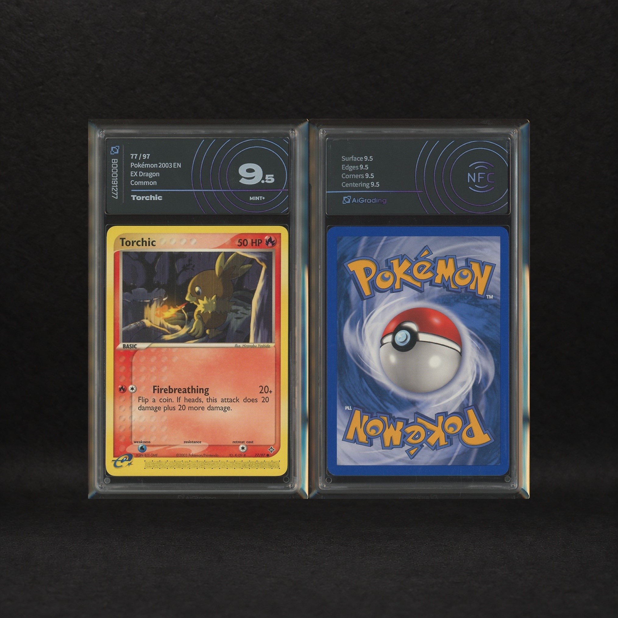 The Pokémon Company - Fire Starter Hoenn Lot: Torchic #77, Combusken #25, Ex Dragon [eng]